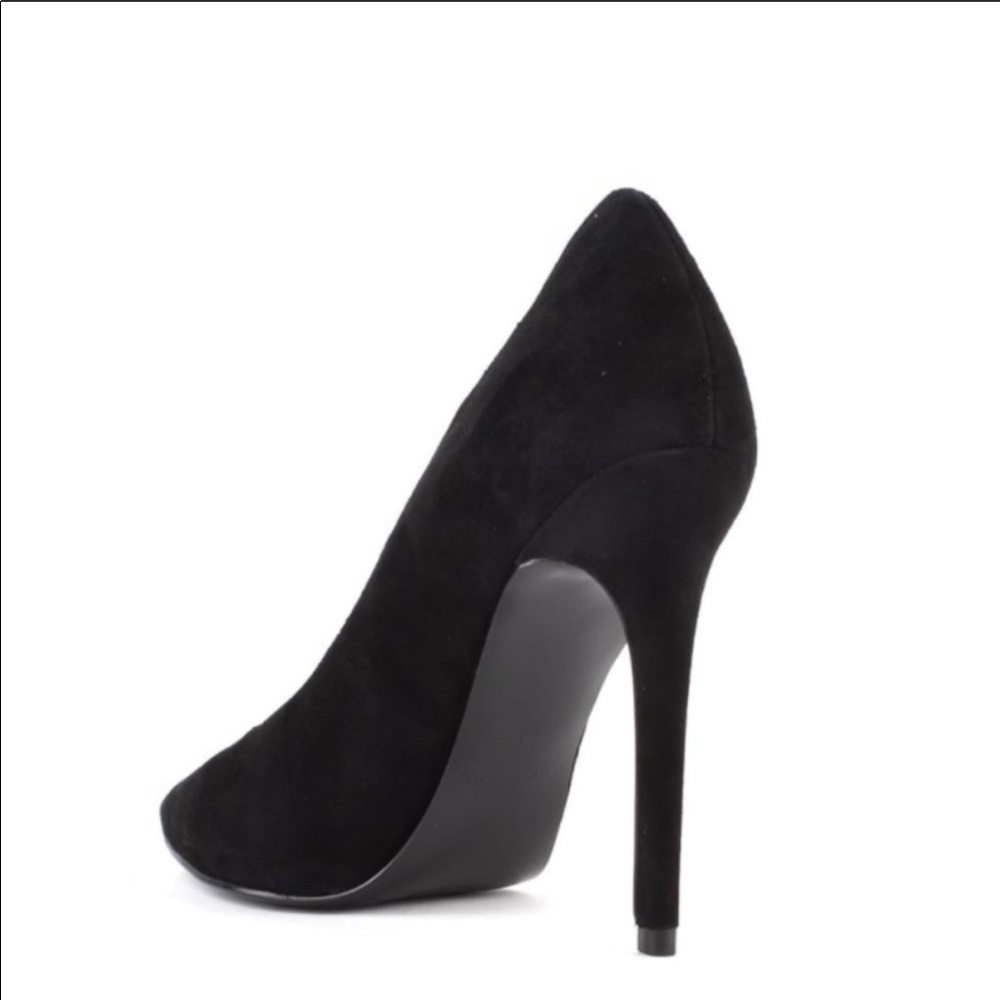 Kendall+Kylie Black Suede KKAbi shoes heels - Picture 2 of 9